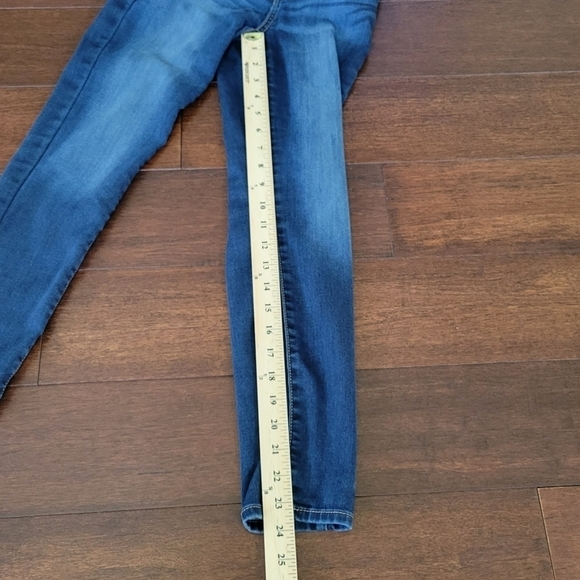 Jordache Super Skinny Snap-Up Jeans/Jeggings Girls Size 10 Adjustable Waist - Picture 10 of 10